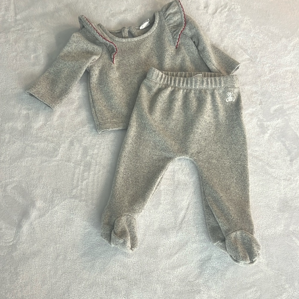 Baby First Favorites Outfit Set                ColorLight heather gray